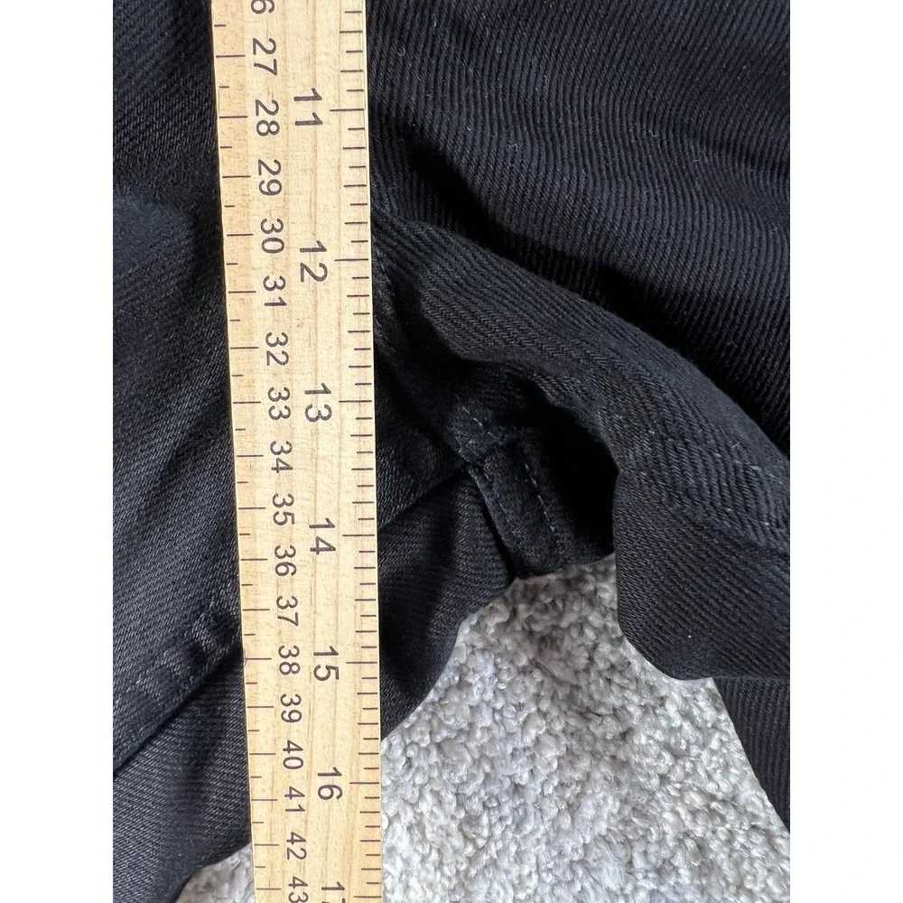 NWT LL Bean Mens Classic Fit Black Denim Jeans 46x32 100% Cotton